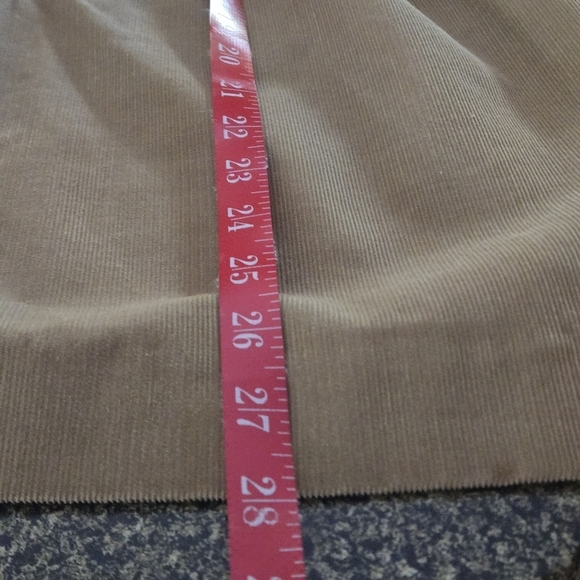 Vintage Dimensions V Corduroy Skirt Women’s Size 10 Beige High Waist A-Line - Picture 8 of 11